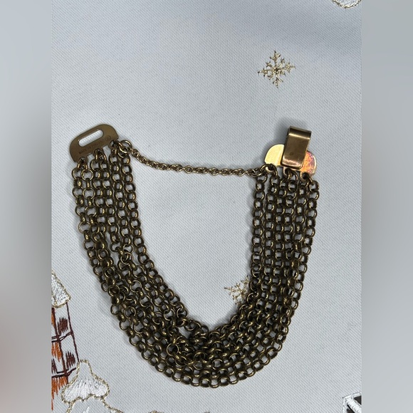 Kalevala Bracelet Birds of Paradise Multi-Strand Golden Bronze Vintage - Picture 9 of 14